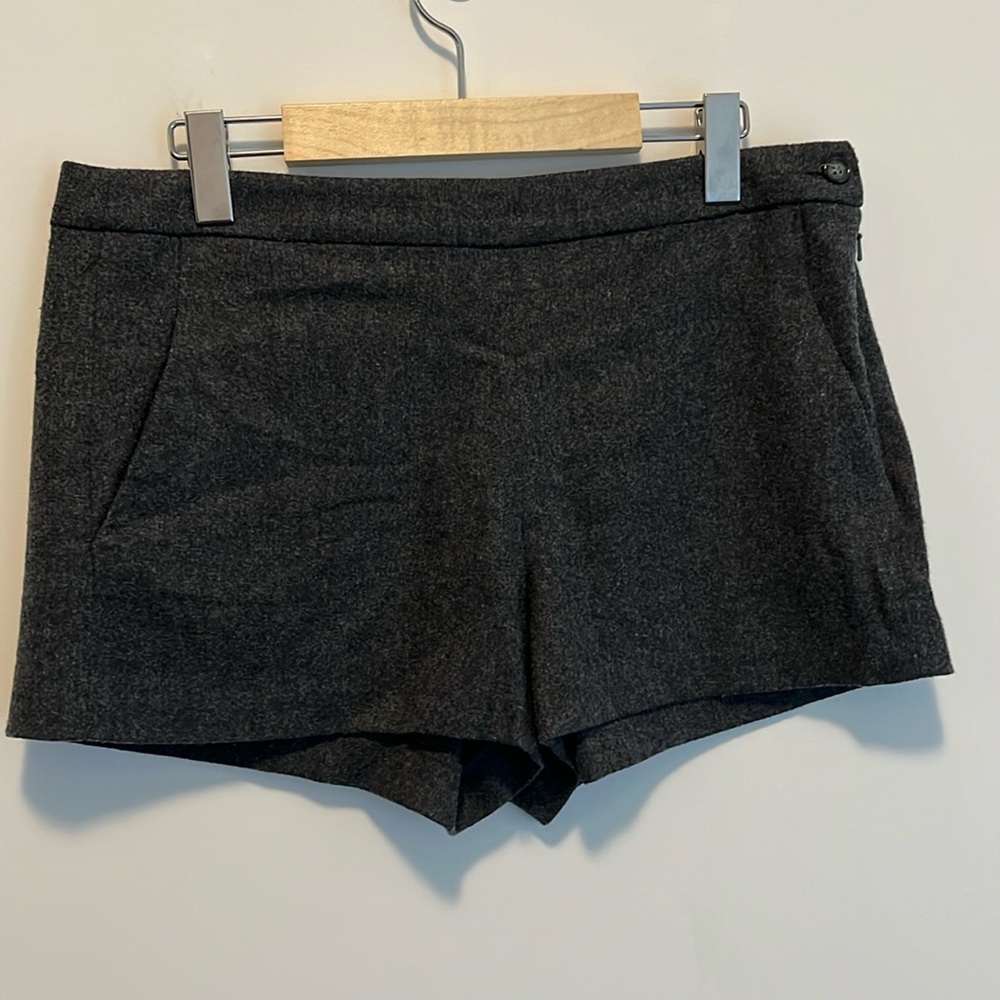 French connection wool blend shorts